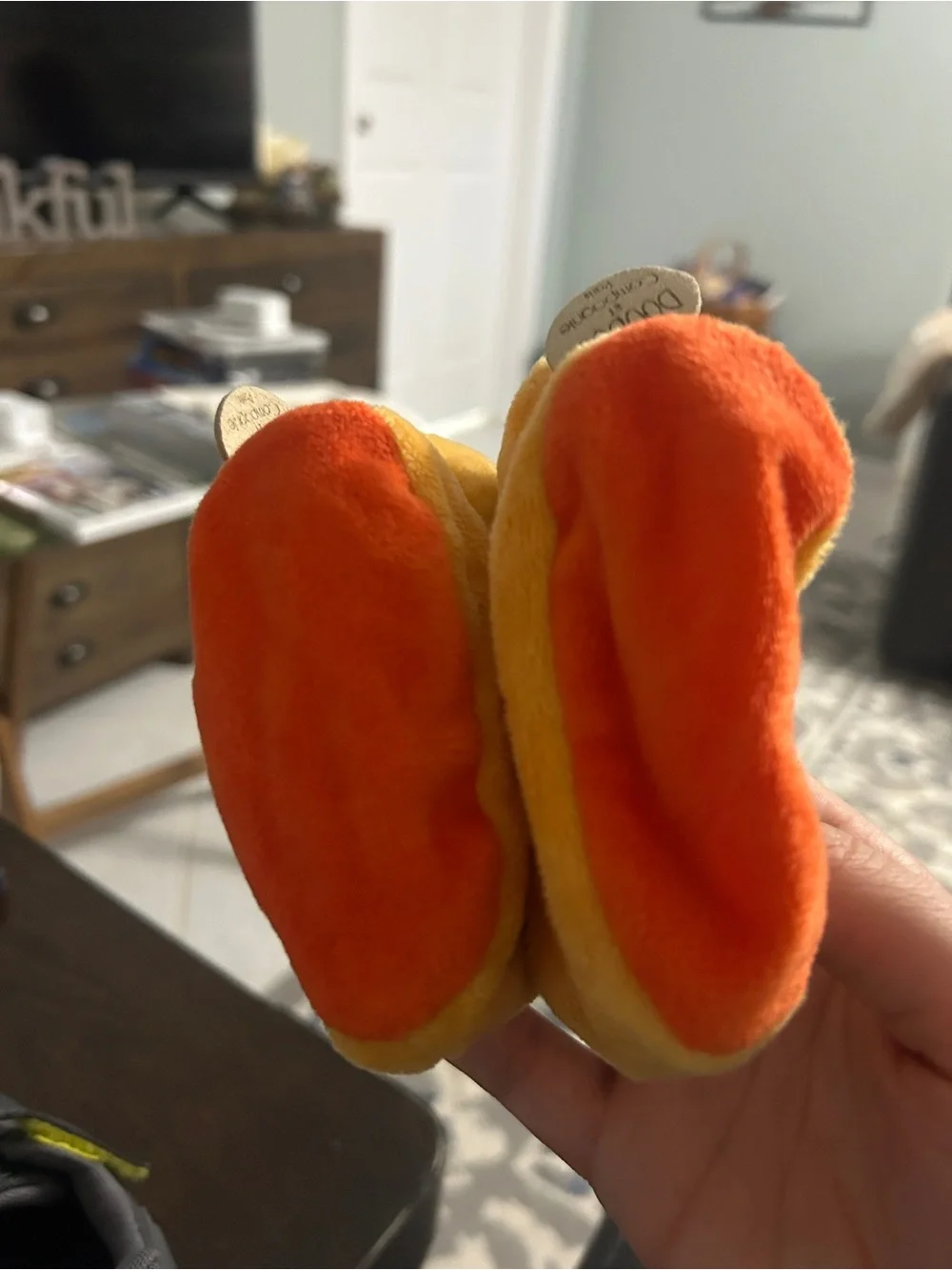Plush Pumpkin Socks for Kids - Orange Cozy Fall Pair